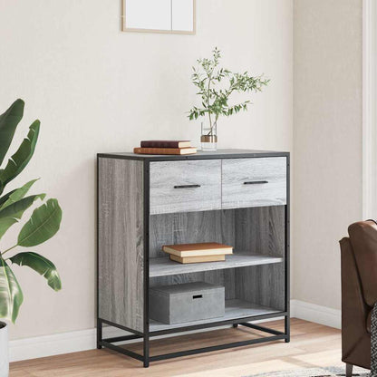 Skænk Grå Sonoma 68x35x76 cm Træmateriale