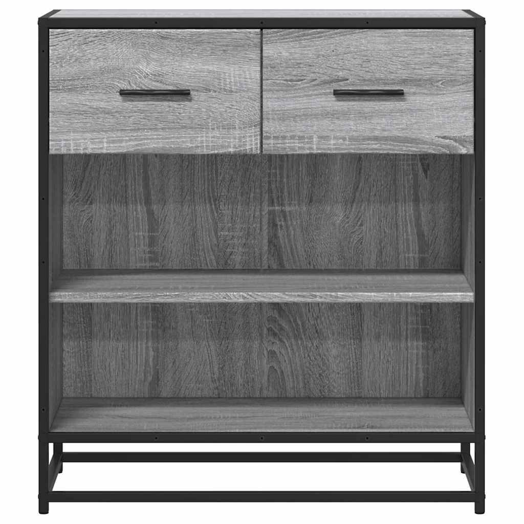 Skænk Grå Sonoma 68x35x76 cm Træmateriale