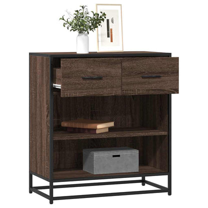 Sideboard Braun Eichen-Optik 68x35x76 cm Holzwerkstoff