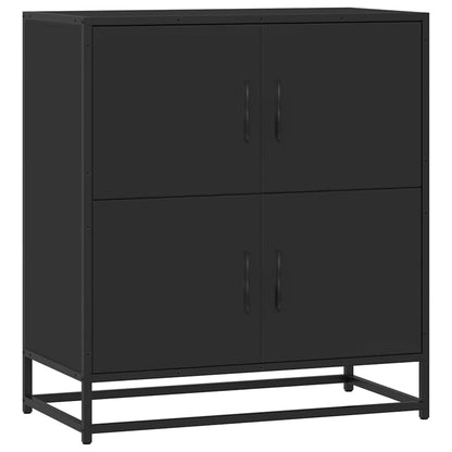 Skænk Sort 68x35x76 cm Træmateriale