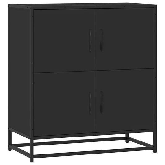 Skænk Sort 68x35x76 cm Træmateriale