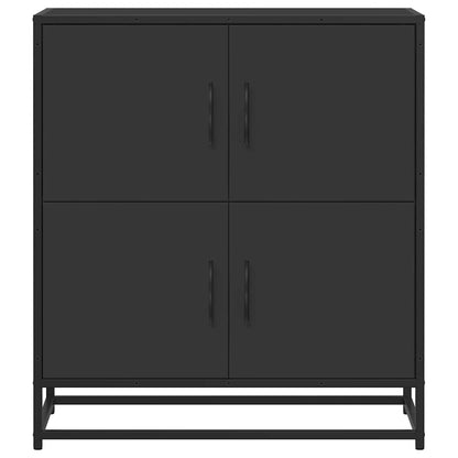 Skænk Sort 68x35x76 cm Træmateriale