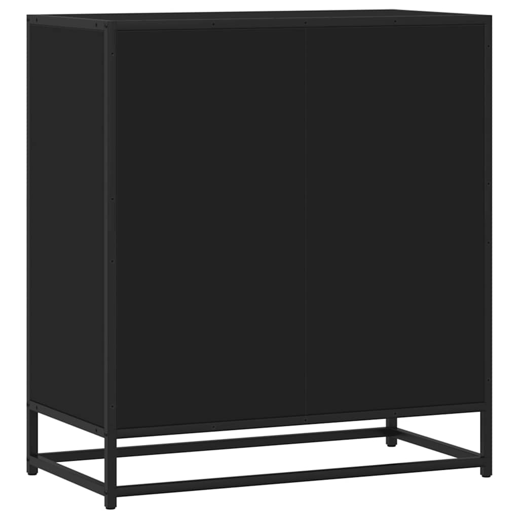 Skænk Sort 68x35x76 cm Træmateriale