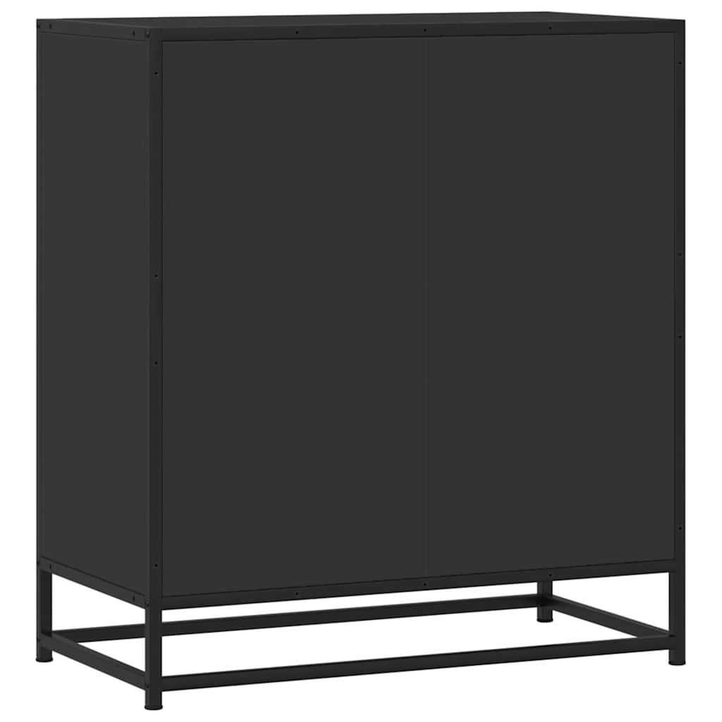 Skænk Sort 68x35x76 cm Træmateriale