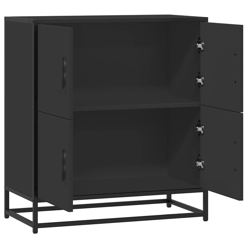 Skænk Sort 68x35x76 cm Træmateriale