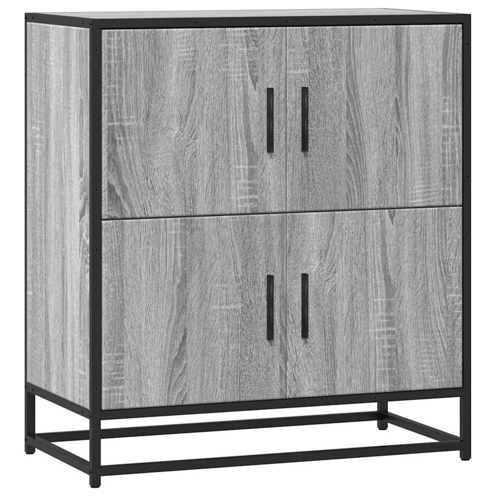 Skænk Grå Sonoma 68x35x76 cm Træmateriale