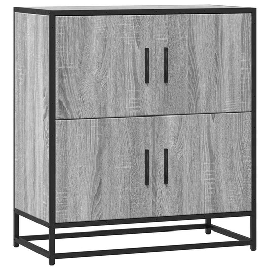Skænk Grå Sonoma 68x35x76 cm Træmateriale