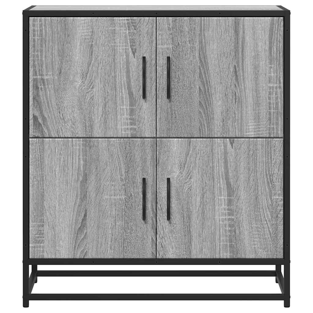 Skænk Grå Sonoma 68x35x76 cm Træmateriale