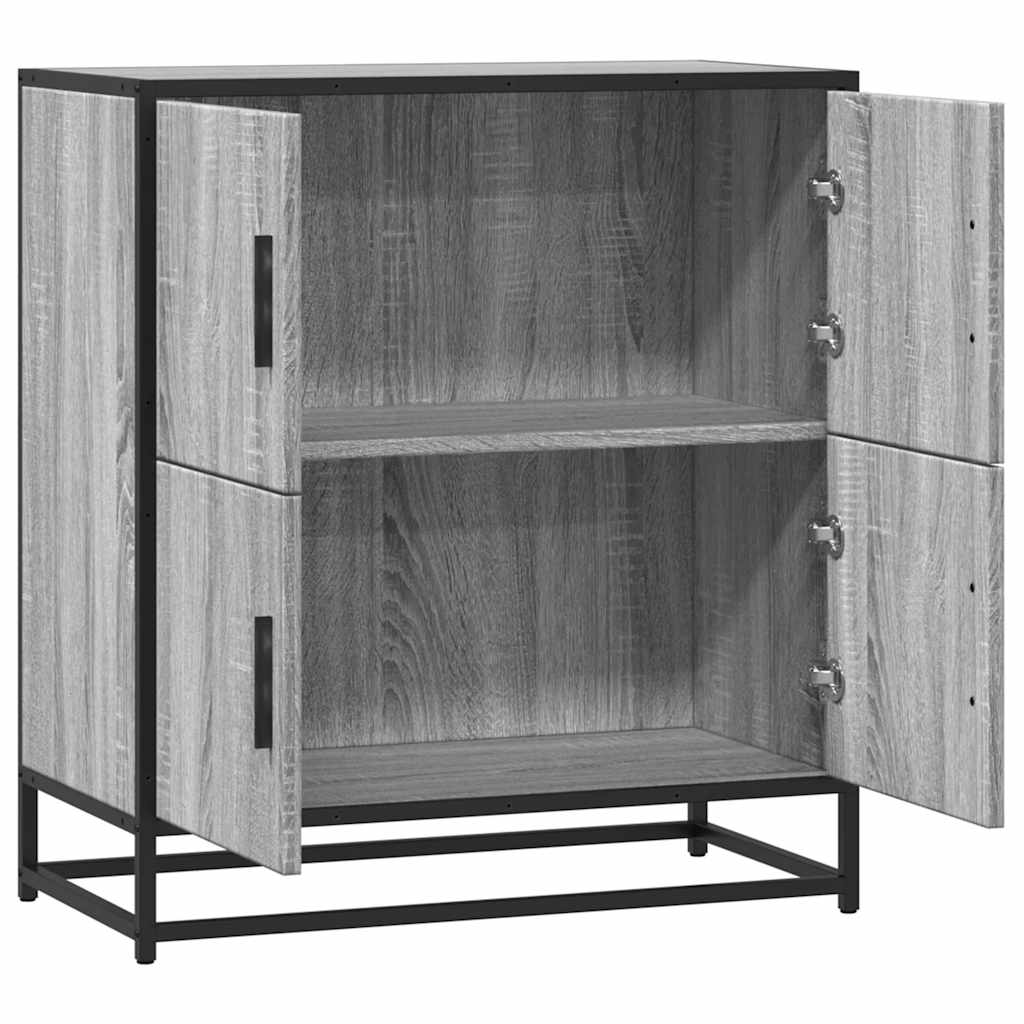Skænk Grå Sonoma 68x35x76 cm Træmateriale