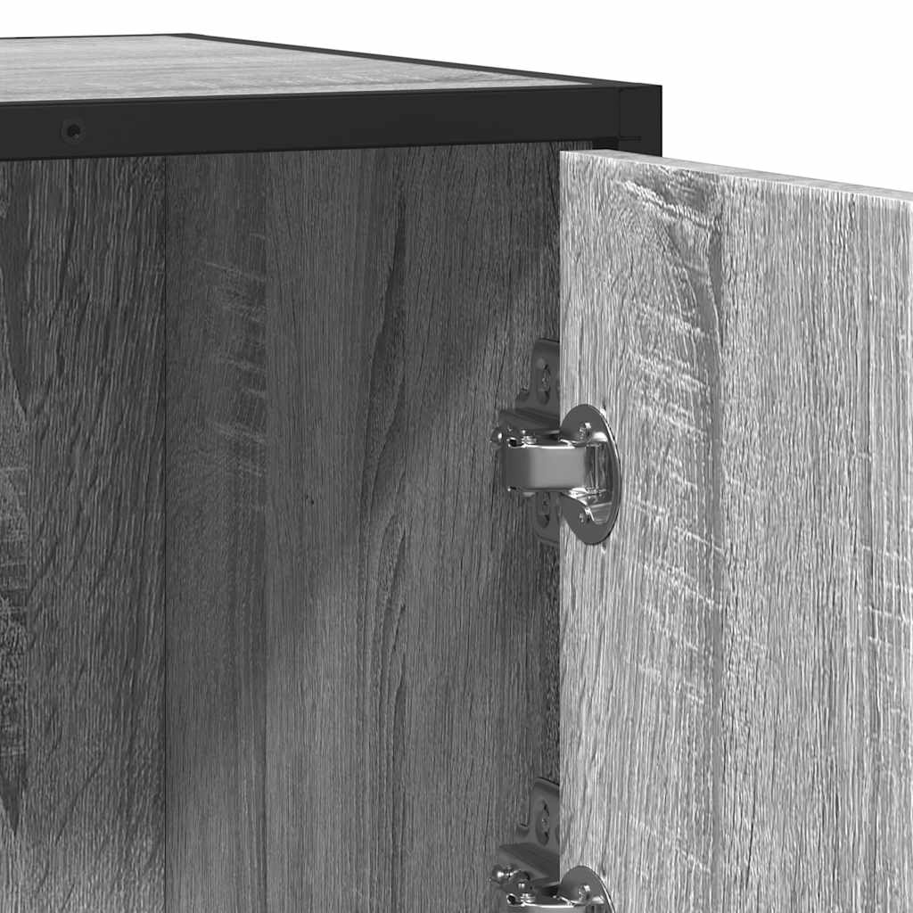 Skænk Grå Sonoma 68x35x76 cm Træmateriale