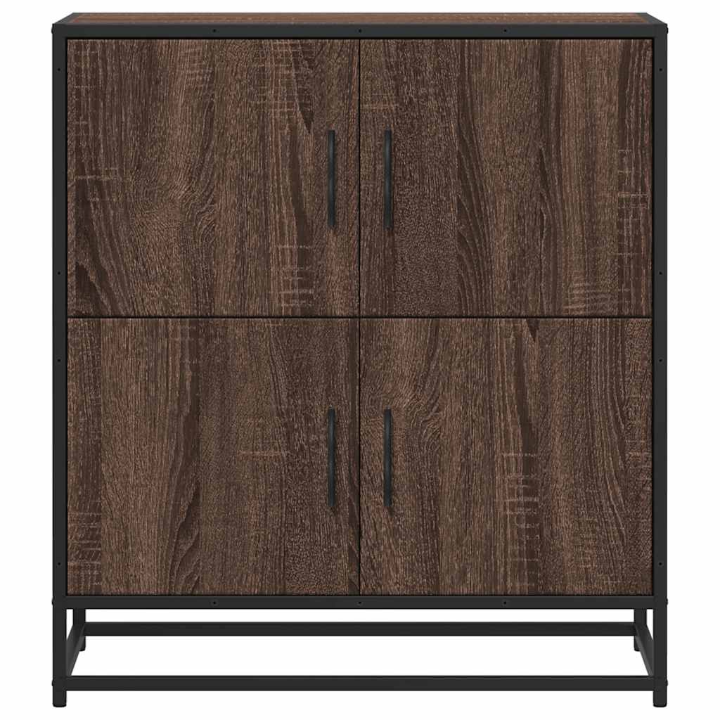 Skænk Brun Eg Look 68x35x76 cm Træmateriale