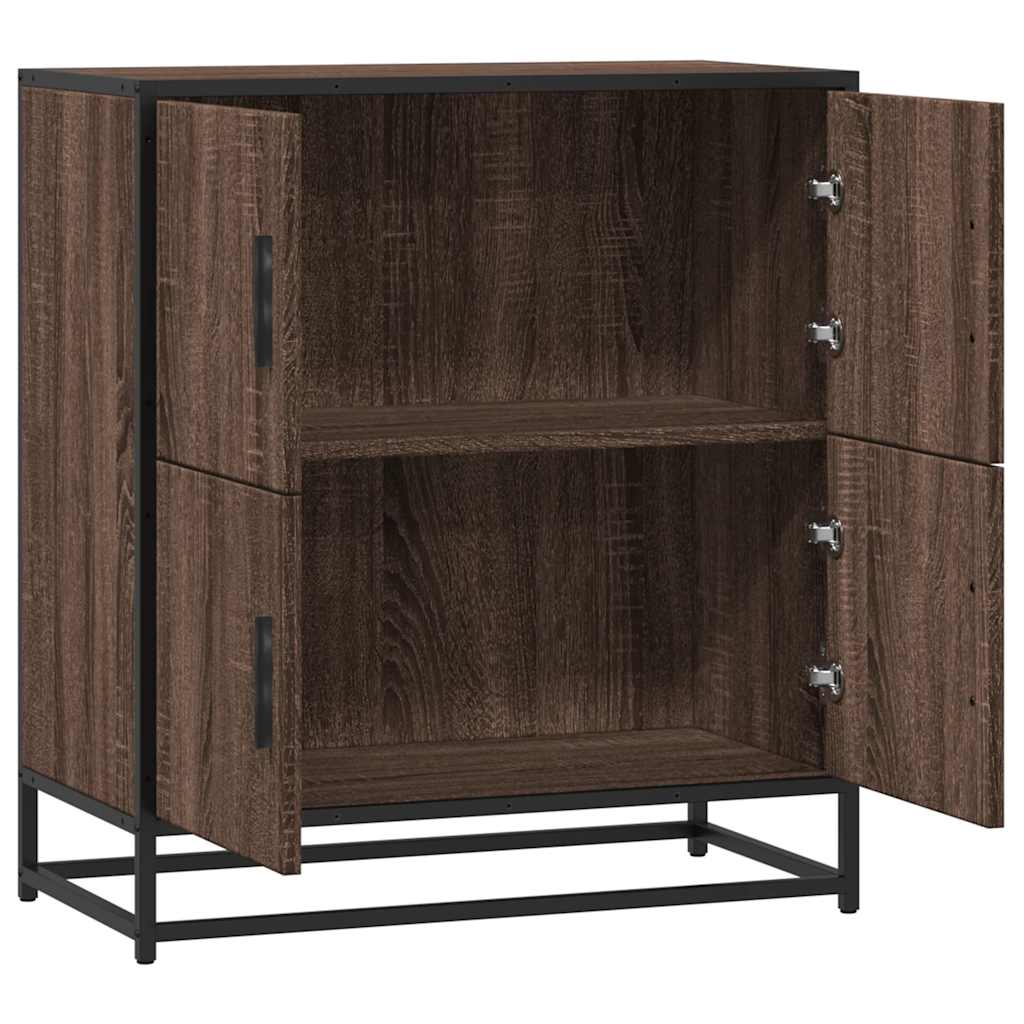 Skænk Brun Eg Look 68x35x76 cm Træmateriale