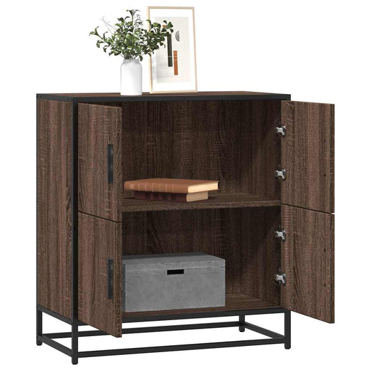 Skænk Brun Eg Look 68x35x76 cm Træmateriale