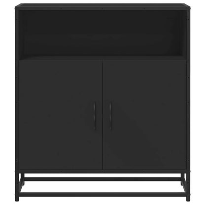 Skænk Sort 68x35x76 cm Træmateriale