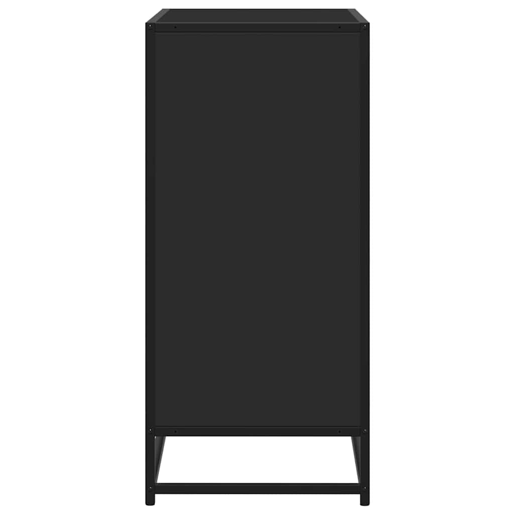 Skænk Sort 68x35x76 cm Træmateriale