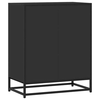 Skænk Sort 68x35x76 cm Træmateriale