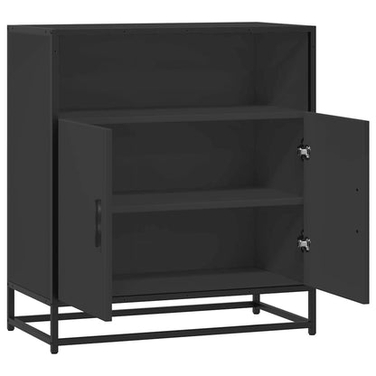 Skænk Sort 68x35x76 cm Træmateriale