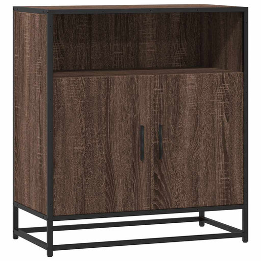 Skænk Brun Eg Look 68x35x76 cm Træmateriale