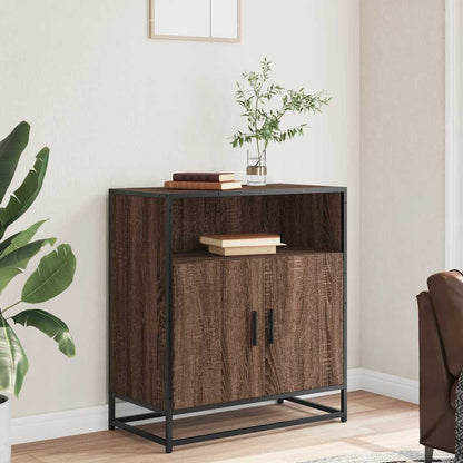 Skænk Brun Eg Look 68x35x76 cm Træmateriale