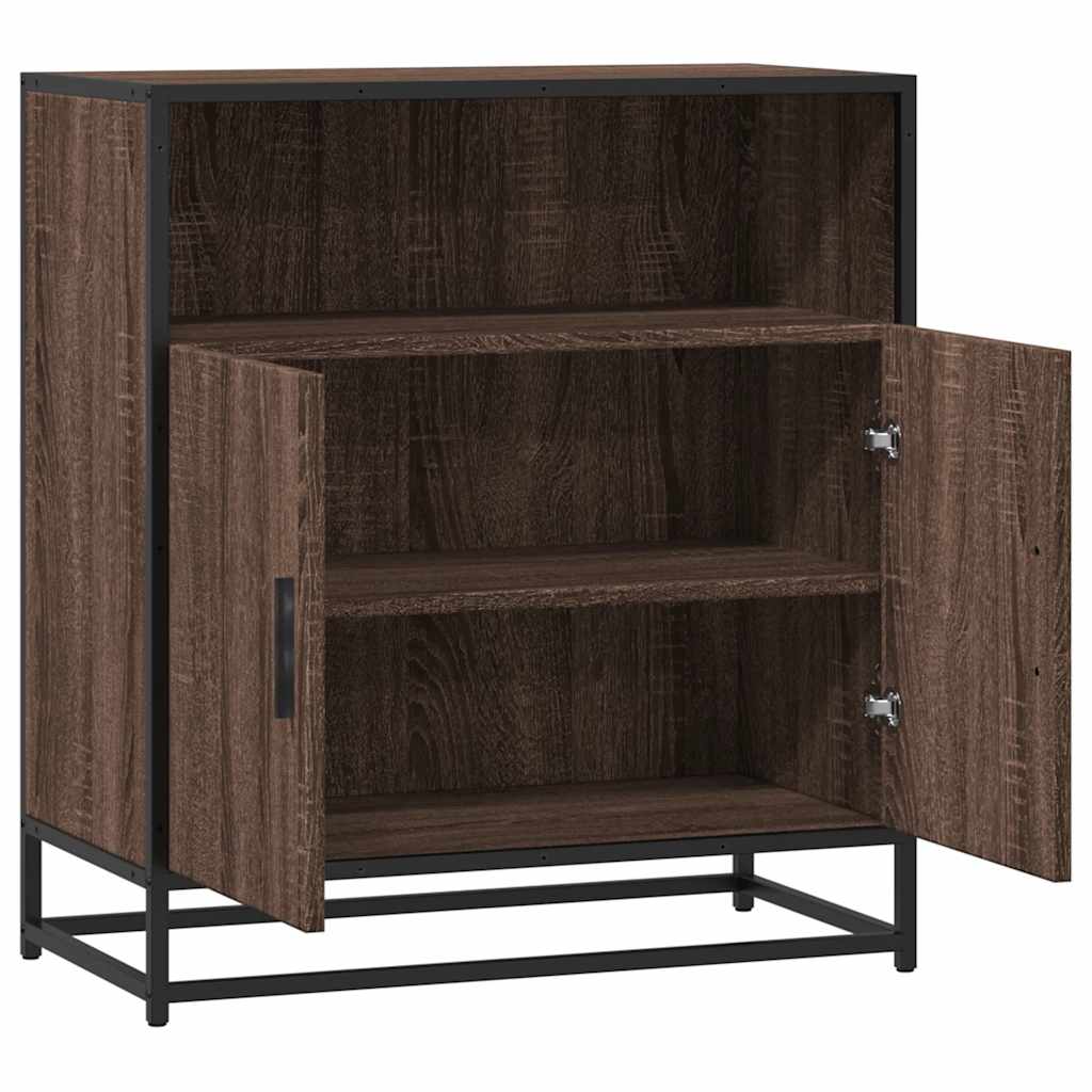 Skænk Brun Eg Look 68x35x76 cm Træmateriale