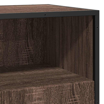 Skænk Brun Eg Look 68x35x76 cm Træmateriale