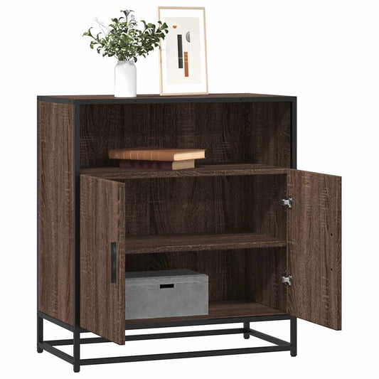 Skænk Brun Eg Look 68x35x76 cm Træmateriale