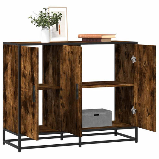 Skænk røget eg 94x35x76 cm træmateriale