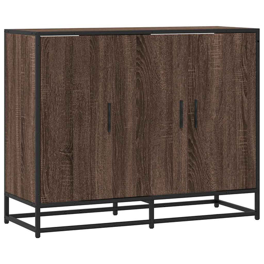 Skænk Brun Eg Look 94x35x76 cm Træmateriale