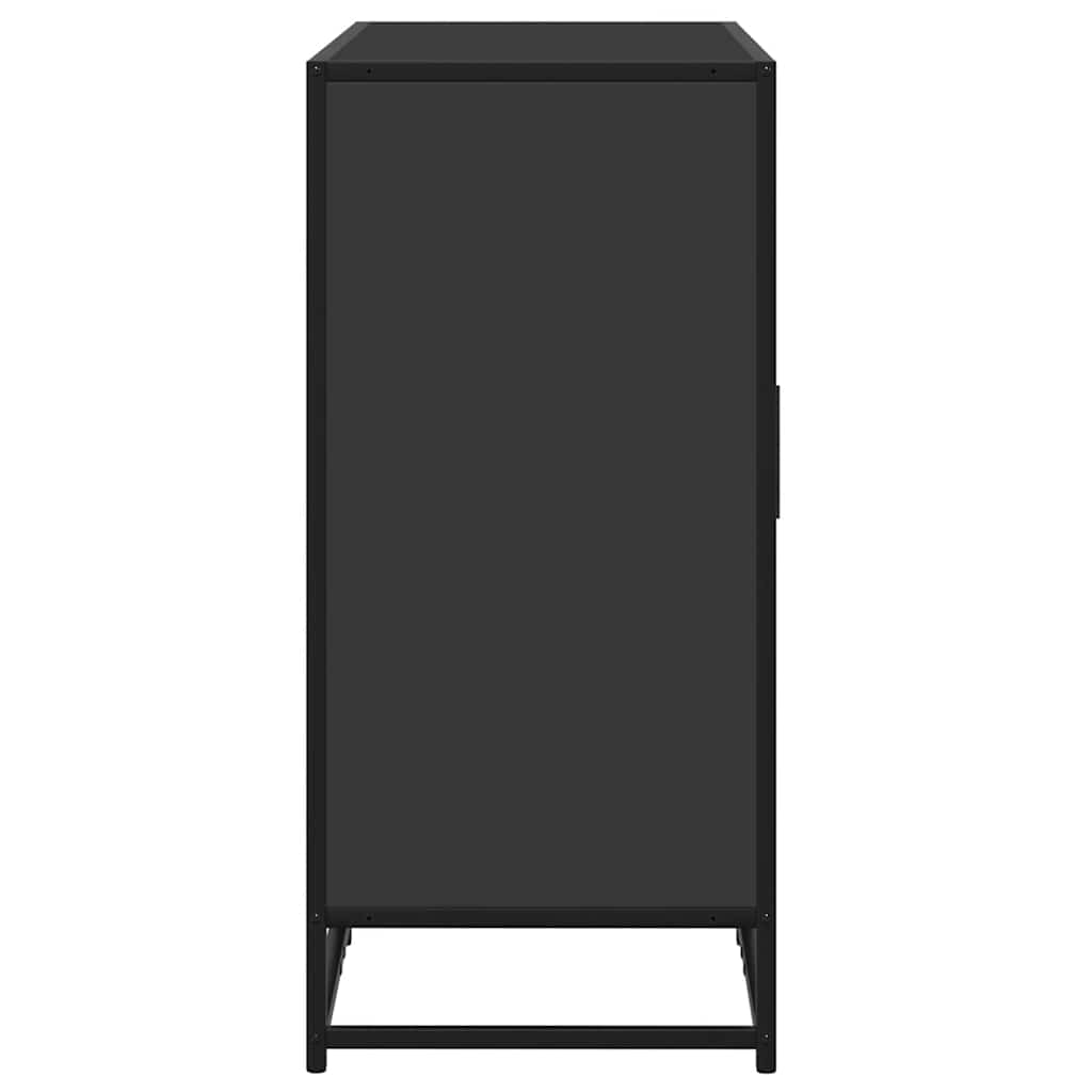 Skænk Sort 92x35x76 cm Træmateriale