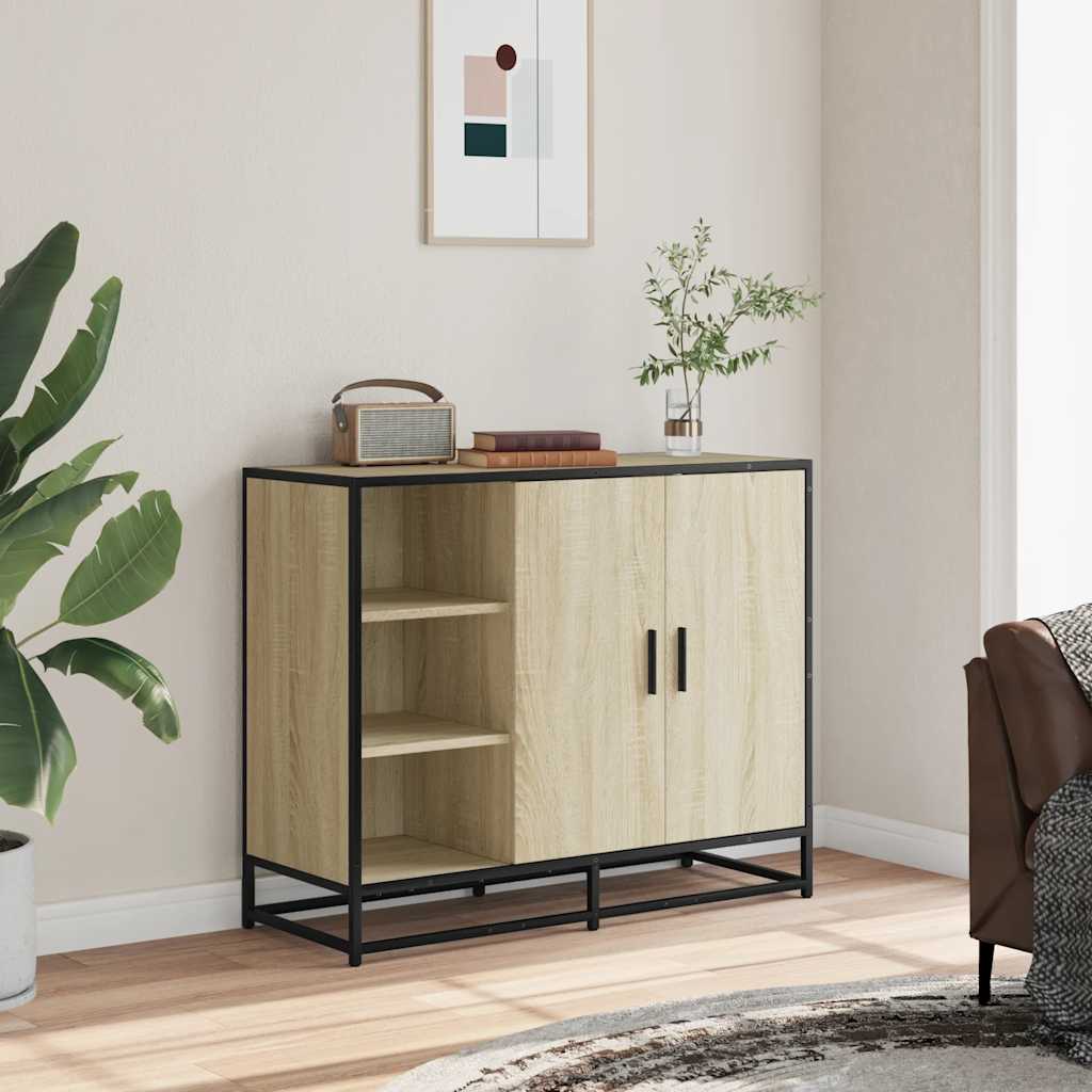 Skænk Sonoma Eg 92x35x76 cm Træ Materiale