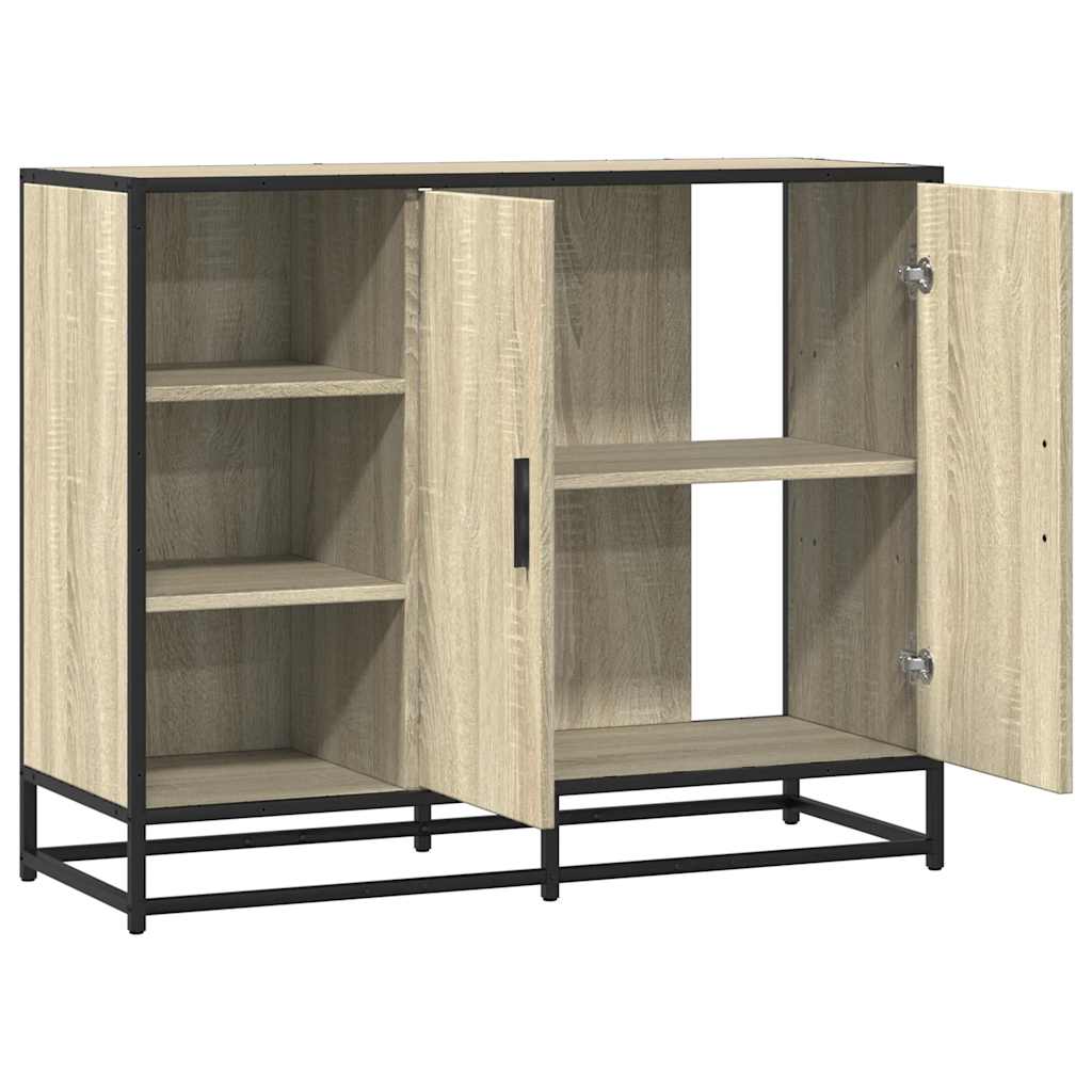 Skænk Sonoma Eg 92x35x76 cm Træ Materiale