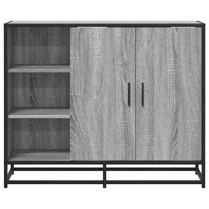 Skænk Grå Sonoma 92x35x76 cm Træmateriale