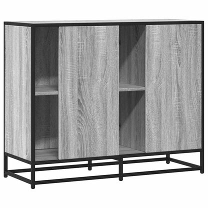 Skænk Grå Sonoma 92x35x76 cm Træmateriale