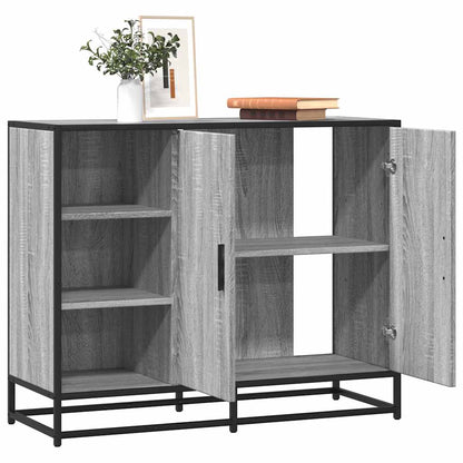 Skænk Grå Sonoma 92x35x76 cm Træmateriale