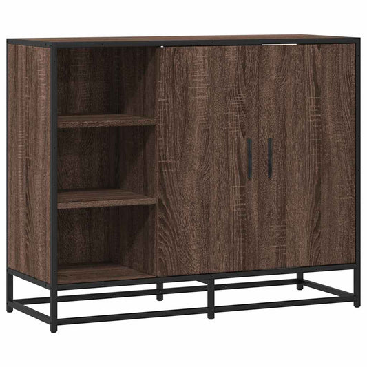 Skænk Brun Eg Look 92x35x76 cm Træmateriale
