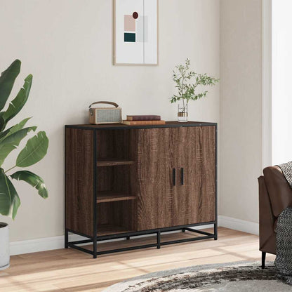 Skænk Brun Eg Look 92x35x76 cm Træmateriale