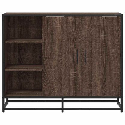 Skænk Brun Eg Look 92x35x76 cm Træmateriale