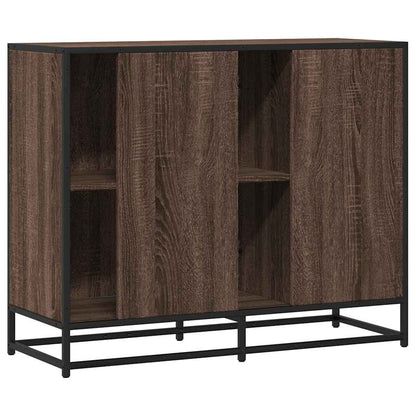 Skænk Brun Eg Look 92x35x76 cm Træmateriale