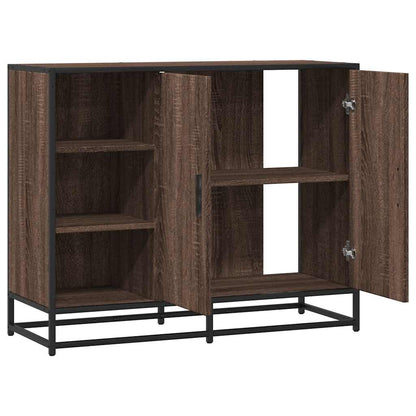 Skænk Brun Eg Look 92x35x76 cm Træmateriale