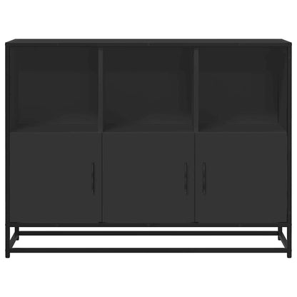 Skænk Sort 100x35x76 cm Træ Materiale
