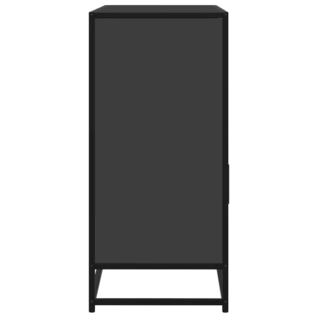 Skænk Sort 100x35x76 cm Træ Materiale