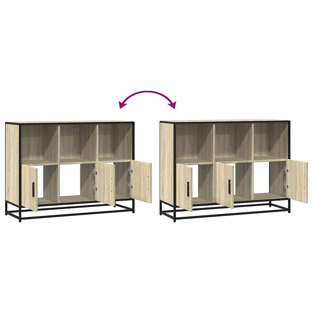Skænk Sonoma Eg 100x35x76 cm Træ Materiale
