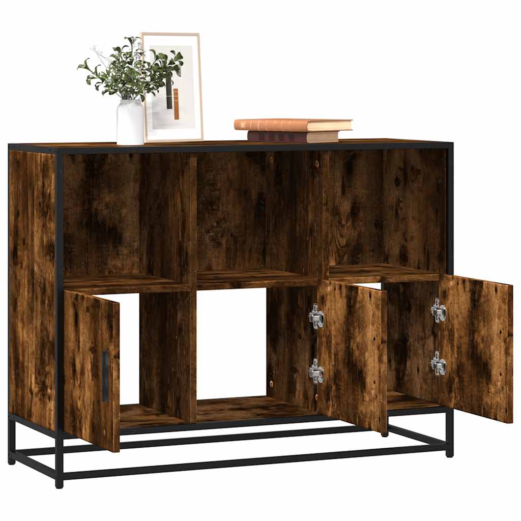 Skænk røget eg 100x35x76 cm træmateriale