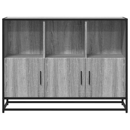 Skænk Grå Sonoma 100x35x76 cm træmateriale