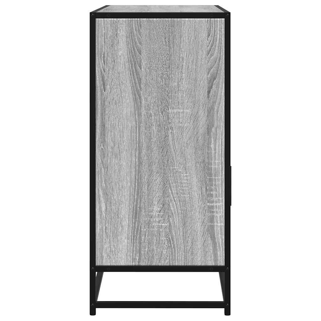 Skænk Grå Sonoma 100x35x76 cm træmateriale