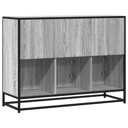 Skænk Grå Sonoma 100x35x76 cm træmateriale