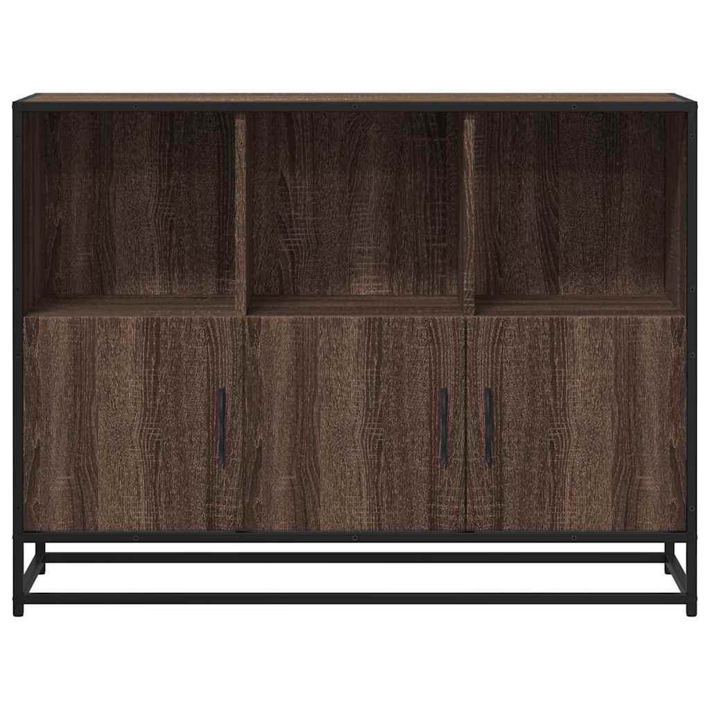 Skænk Brun Eg Look 100x35x76 cm Træmateriale