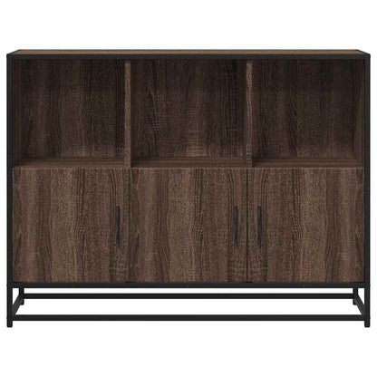 Skænk Brun Eg Look 100x35x76 cm Træmateriale