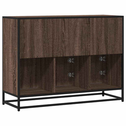 Skænk Brun Eg Look 100x35x76 cm Træmateriale