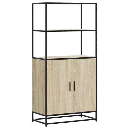 Highboard Sonoma eg 68x35x139 cm træmateriale og metal